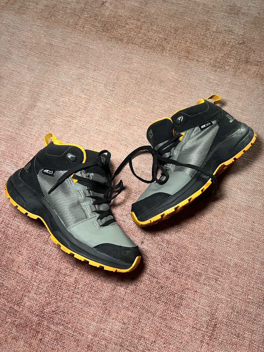 Salomon Outward CSWP J Clima Waterproof Junior Size 2 Hiking Shoe